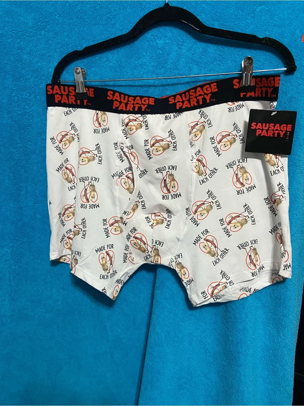 White Sausage Party Boxer Briefs